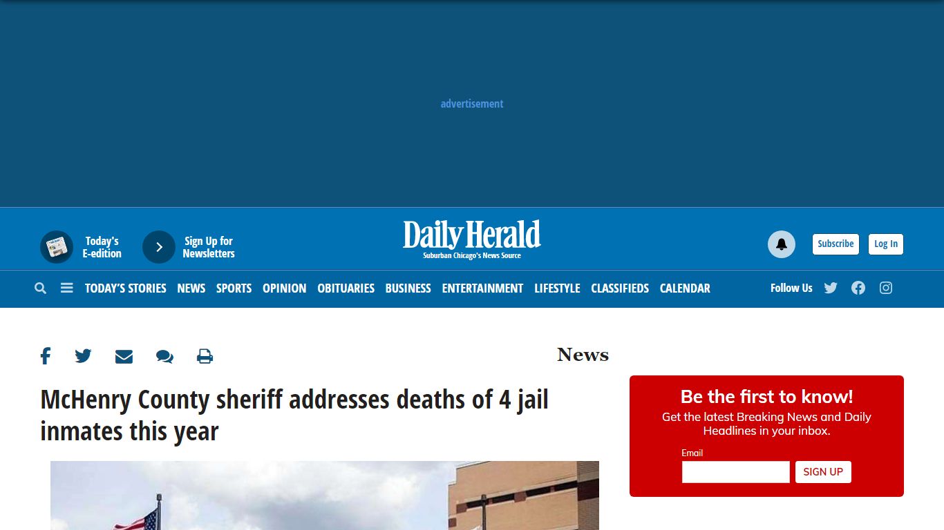 McHenry County sheriff addresses deaths of 4 jail inmates this year